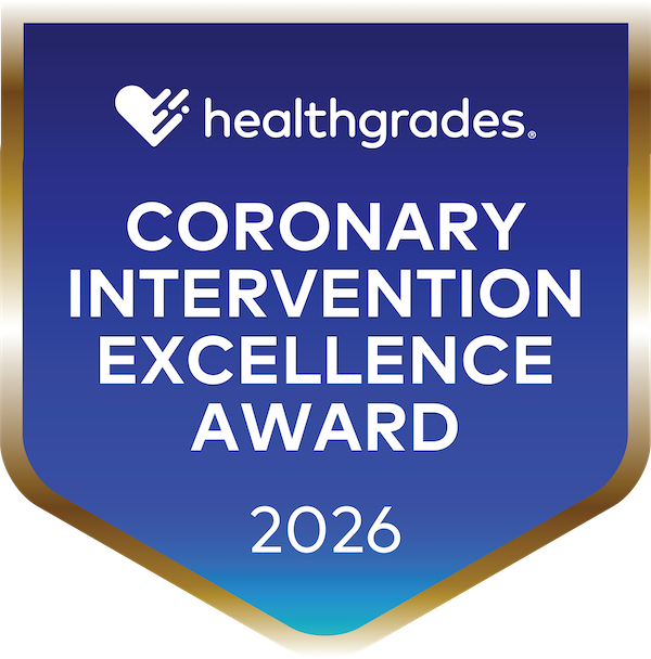 Healthgrades coronary intervention excellence award